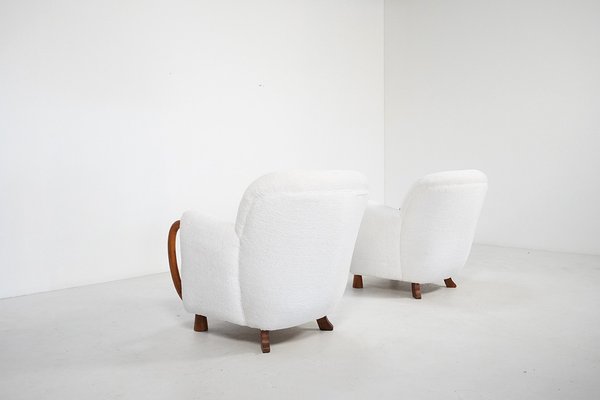 Lounge Chairs by Viggo Boesen for Slagelse Møbelværk, 1930s, Set of 2-TEA-1643596