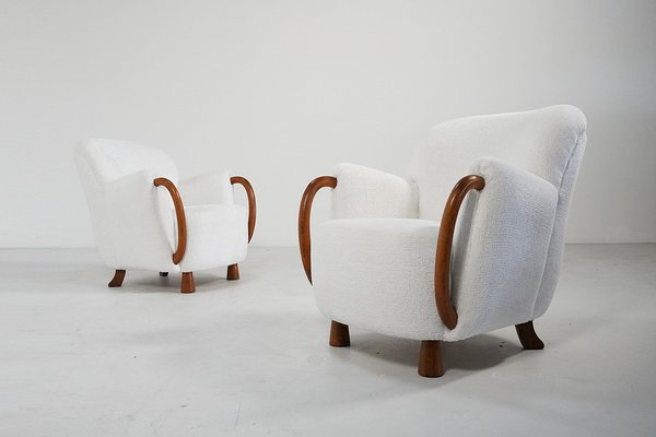 Lounge Chairs by Viggo Boesen for Slagelse Møbelværk, 1930s, Set of 2-TEA-1643596