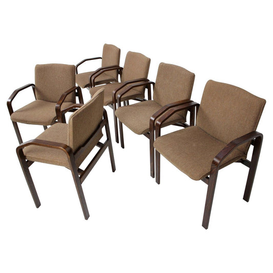 Lounge Chairs from Národní Podnik Holešov, 1993, Set of 6