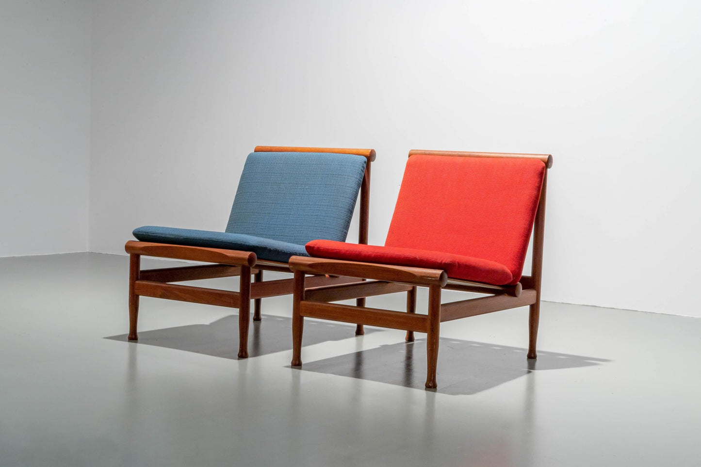 Lounge Chairs in Teak by Kai Lyngfeld Larsen for Søborg Møbelfabrik, 1960s, Set of 2