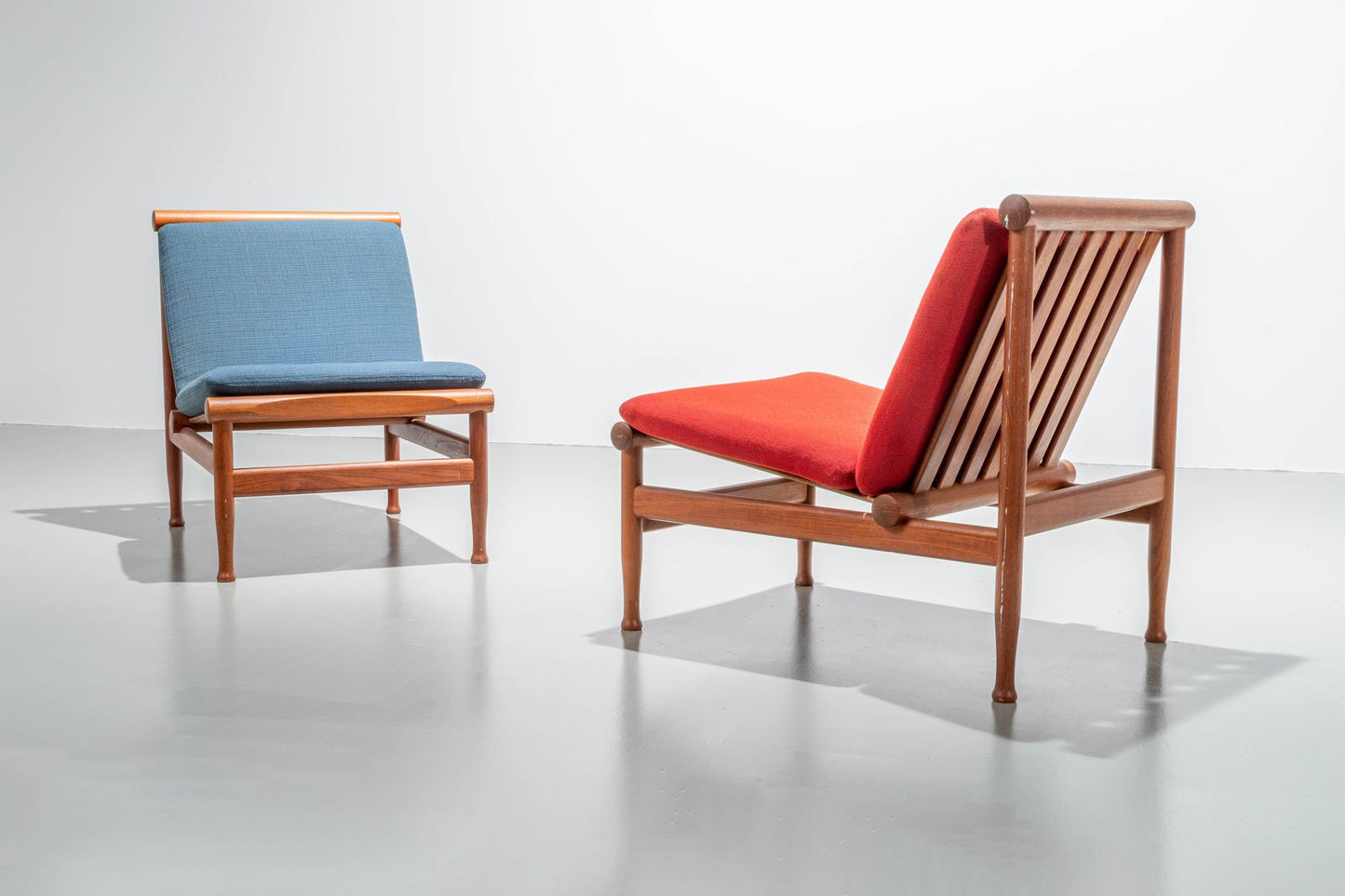 Lounge Chairs in Teak by Kai Lyngfeld Larsen for Søborg Møbelfabrik, 1960s, Set of 2