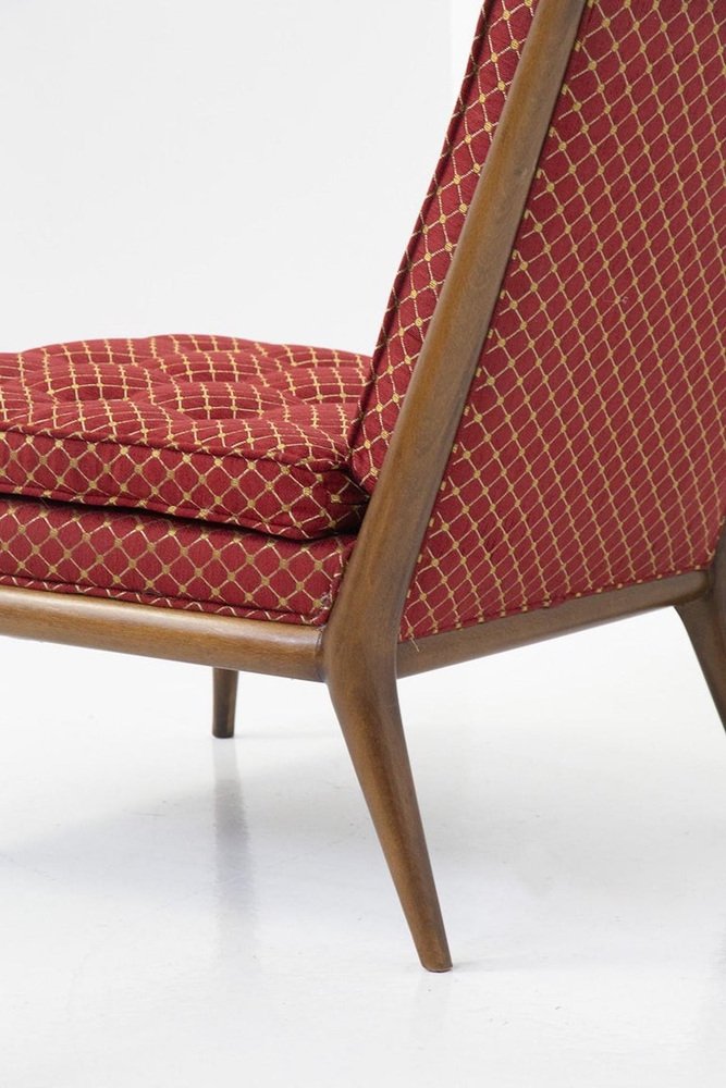 Lounge Chairs in Walnut by Terence Harold Robsjohn-Gibbings, USA, 1950s, Set of 2