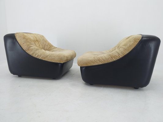 Lounge Chairs, Italy, 1970s, Set of 2-TZ-1033122