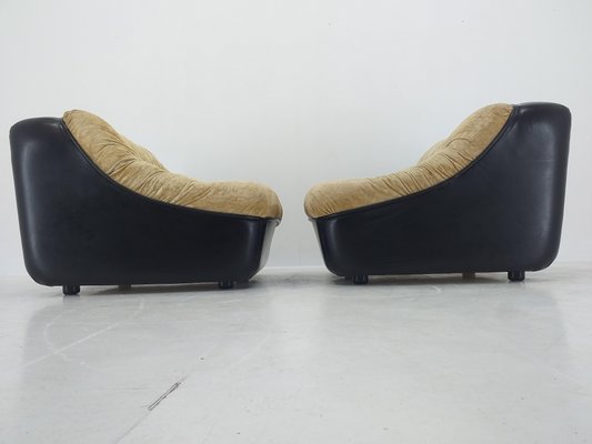 Lounge Chairs, Italy, 1970s, Set of 2-TZ-1033122