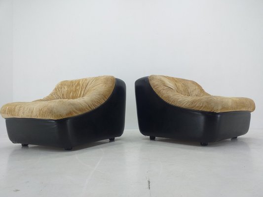 Lounge Chairs, Italy, 1970s, Set of 2-TZ-1033122