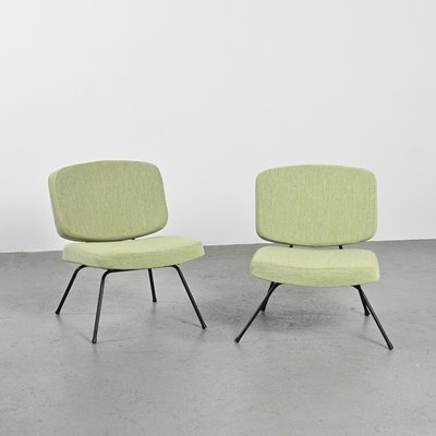 Lounge Chairs Model CM 190 attributed to Pierre Paulin for Thonet, Set of 2-GJR-2023667