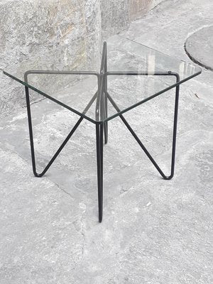 Lounge Coffee Table in Crystal & Iron-AKA-1357814