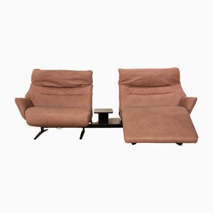 Lounger 4905 Leather Two-Seater Sofa in Pink Rose from Himolla-RQW-1794977