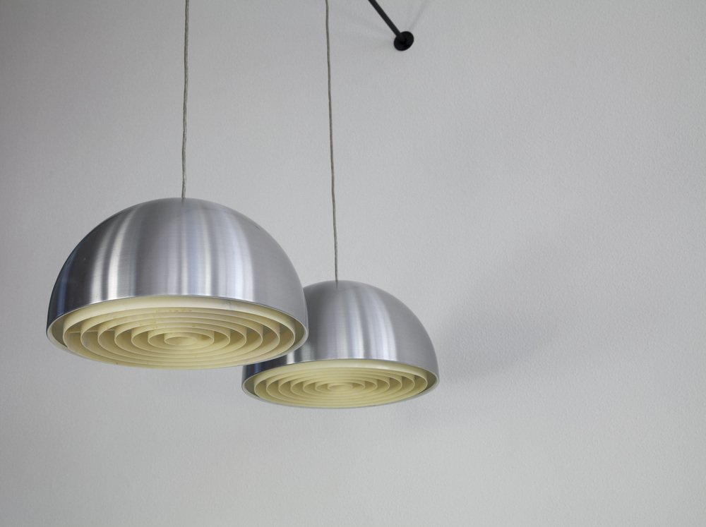 Lousiane Hanging Lamps by Vilhelm Wohlert for Louis Poulsen, Denmark, 1960s, Set of 2