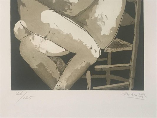 Lovers I - Original Etching by Giacomo Manzù - 1970 1970-ZCI-756806