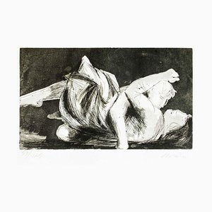 Lovers II - Original Etching by Giacomo Manzù - 1970 1970-ZCI-761614