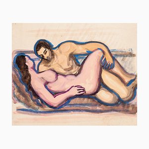 Lovers - Original Watercolor - 1950 ca. 1950 ca.-ZCI-757822