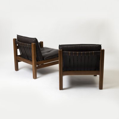 Loveseat in Brown Leather by Ton, Czechoslovakia, 1980s-IVW-2036197