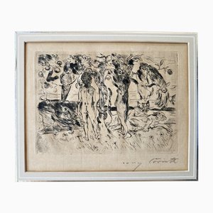 Lovis Corinth, Paradies, 1915, Etching-QFT-2016488