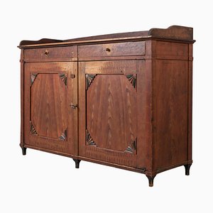 Low and Wide Red Swedish Sideboard-MJF-931236