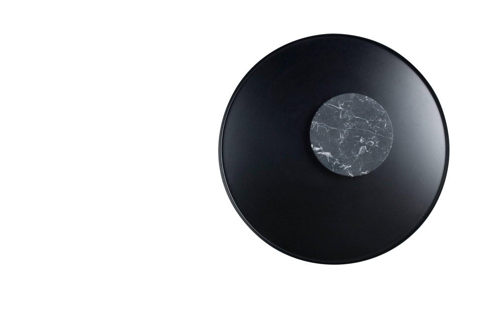 Low Black Marquina Marble Guéridon by Sebastian Herkner