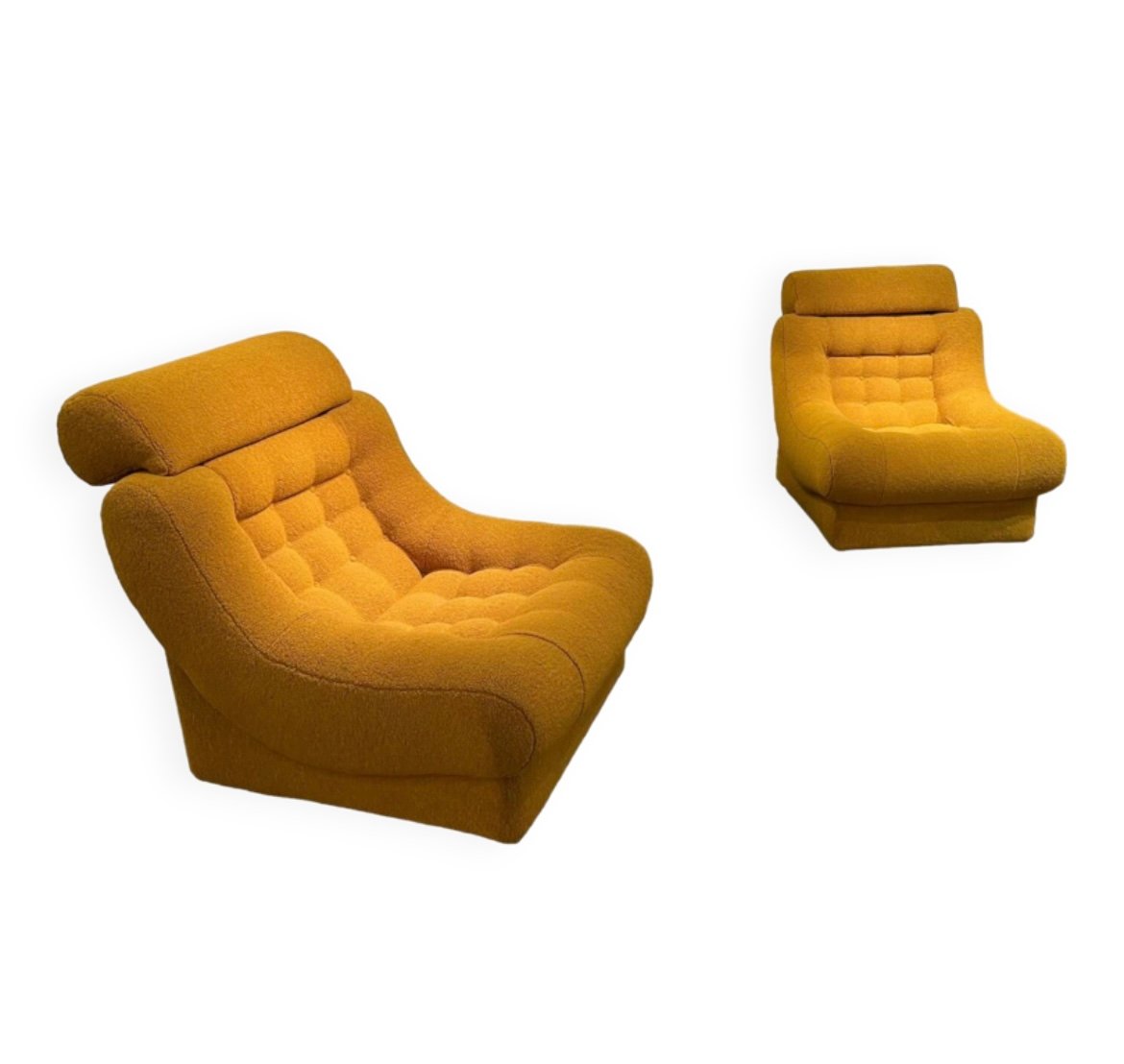 Low Chairs by De Pas Durbino & Lomazzi, 1969, Set of 2