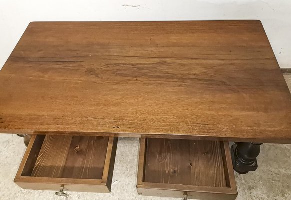 Low Coffee Table in Solid Walnut, Italy, 1990s-RAQ-1152957