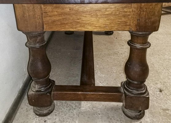 Low Coffee Table in Solid Walnut, Italy, 1990s-RAQ-1152957