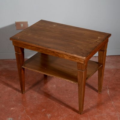 Low Coffee Table with Double Top, 1940s-RAQ-2034146