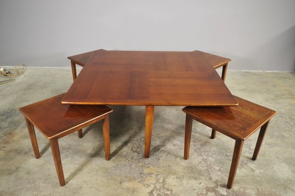 Low Coffee Tables, 1970s, Set of 5-KNM-1219543