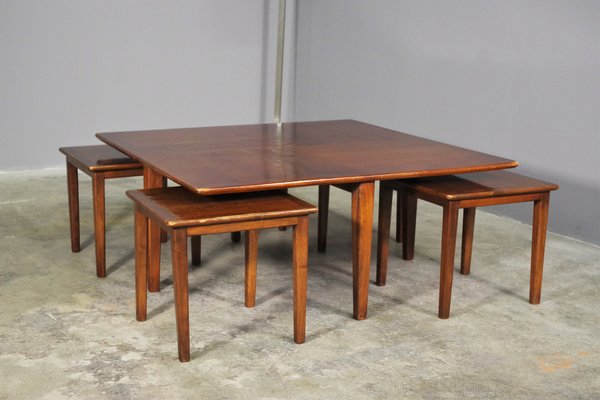 Low Coffee Tables, 1970s, Set of 5-KNM-1219543