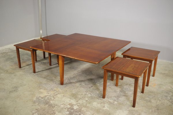 Low Coffee Tables, 1970s, Set of 5-KNM-1219543