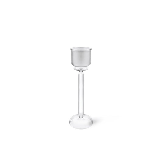 Low Glass Ambra Candleholder by Aldo CIbic for Paola C.