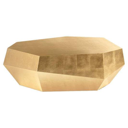 Low Gold Leaf Three Rocks Coffee Table by InsidherLand