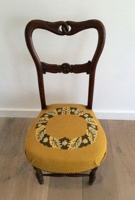 Low Mahogany Side Chairs, 19th-Century, Set of 2-BA-1365682