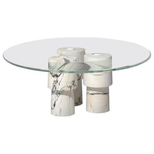 Low Marble Coffee Table by Samuele Brianza