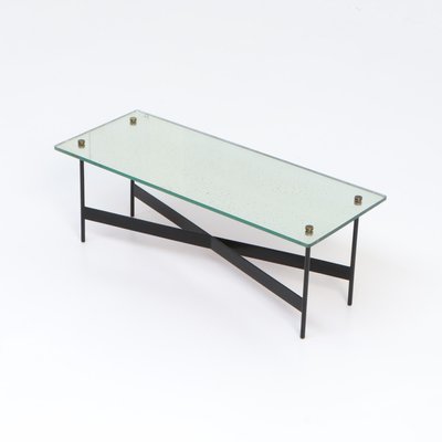 Low Mirror Coffee Table Attributed to Alfred Hendrickx, 1950s-VT-639822