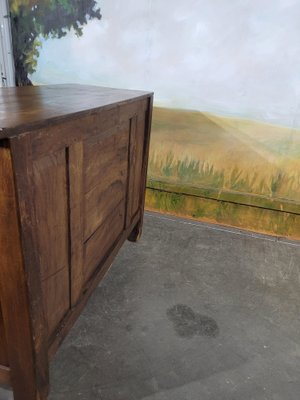 Low Sideboard Carved in Norman Oak-GBA-2043747