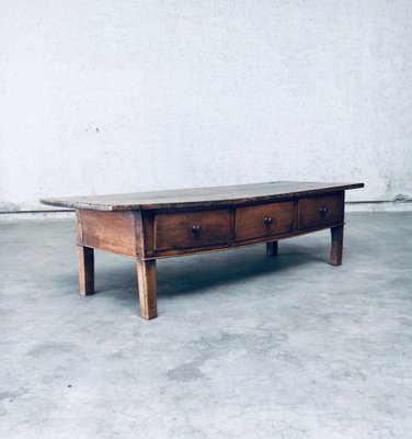 Low Spanish Folk Art Console or Coffee Table-RQV-1707086