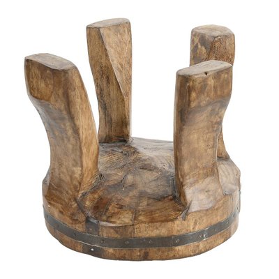 Low Stool in Wood-NQ-1780885