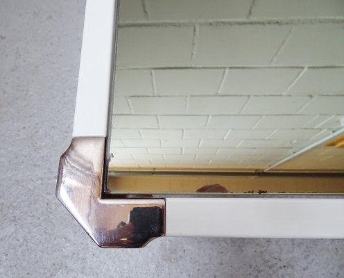 Low Table With Dark Mirror Glass, 1970s-POM-1177476