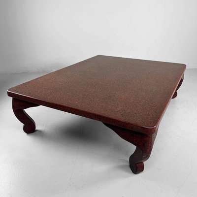 Low Taishō Table with Tsugaru Lacquerwork, Chabudai Tea Furoshiki, 1920s-DWL-2020045