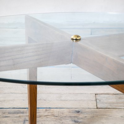 Low Wood and Glass Table by Gio Ponti for Isa Bergamo, 1957-FWM-1739553