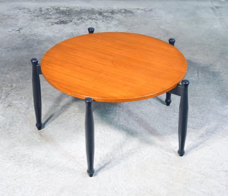 Low Wooden Table, 1970s-OJE-1796910