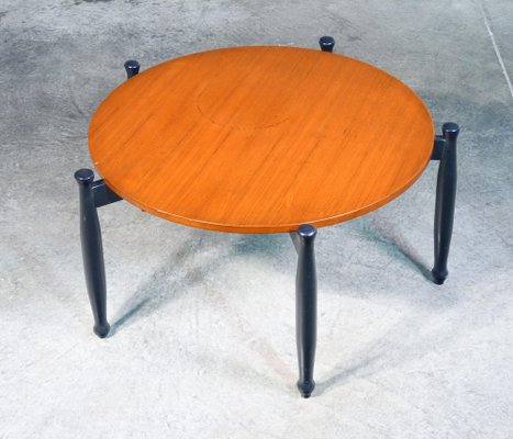 Low Wooden Table, 1970s-OJE-1796910