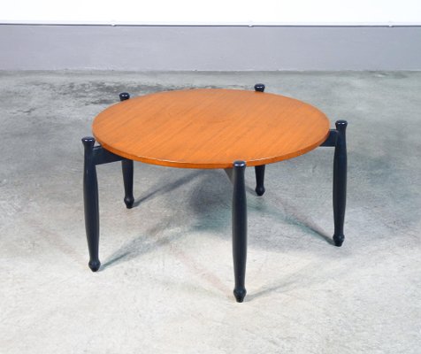 Low Wooden Table, 1970s-OJE-1796910