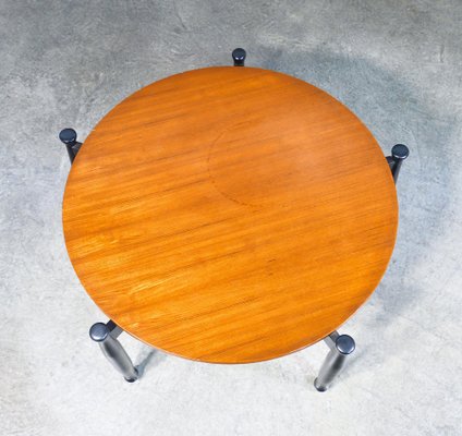 Low Wooden Table, 1970s-OJE-1796910