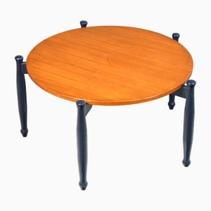 Low Wooden Table, 1970s-OJE-1796910