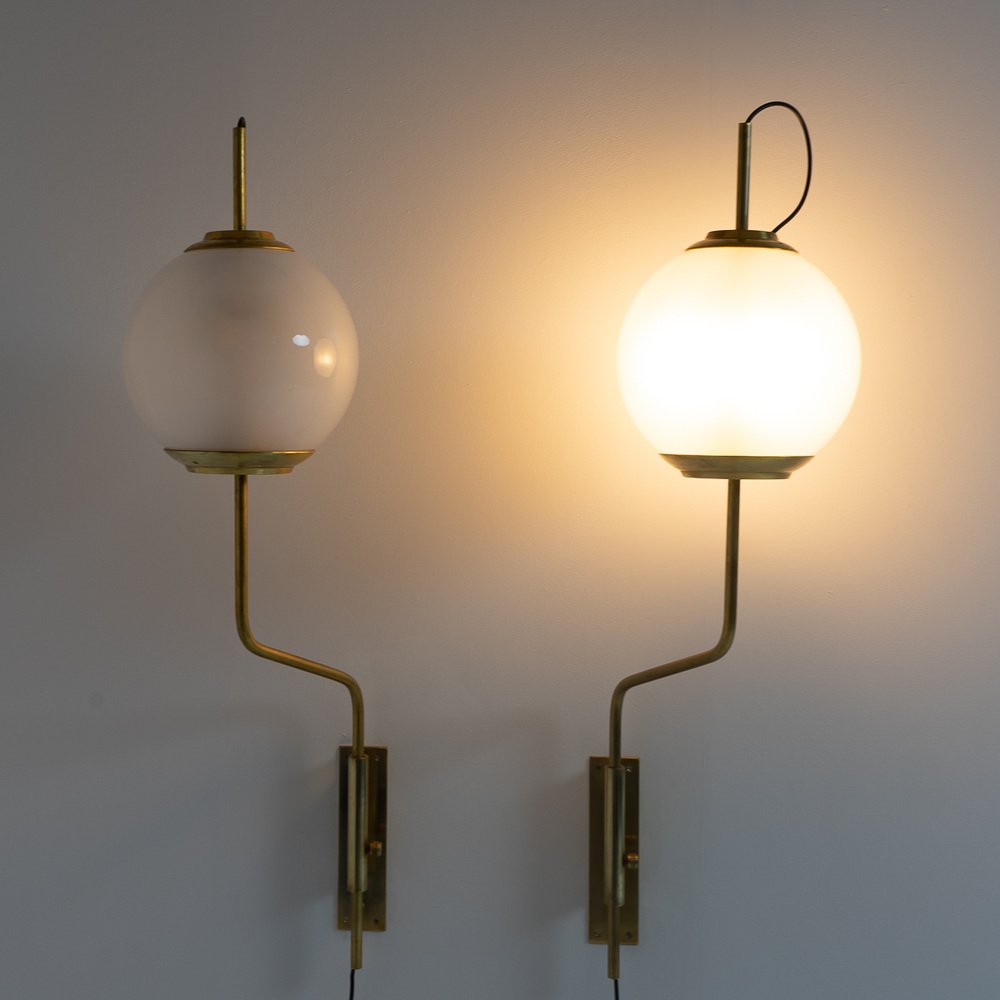 LP11 Wall Lights by Luigi Caccia Domini for Azucena, 1950s, Set of 2