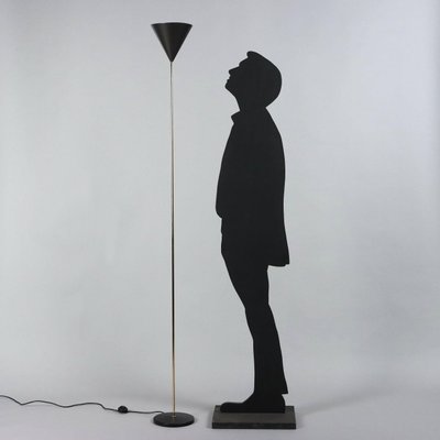 LTE5 Floor Lamp in Aluminium from Azucena, Italy, 1970s-VMM-1803251