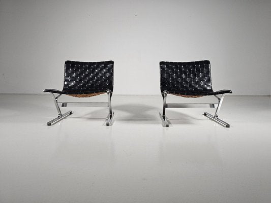 Luar Lounge Chairs by Ross Littell for ICF De Padova, 1960s, Set of 2-UJI-2026333