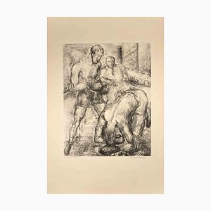 Luc-Albert Moreau, Boxeurs, Lithograph, Early 20th Century-ZCI-1788608