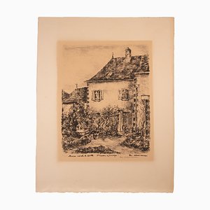 Luc-Albert Moreau, Maison Natale de Colette, Lithograph, Early 20th Century-ZCI-2029134