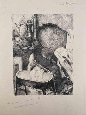 Luc-Albert Moreau, Still Life, Original Lithograph, Early 20th Century-ZCI-1377762