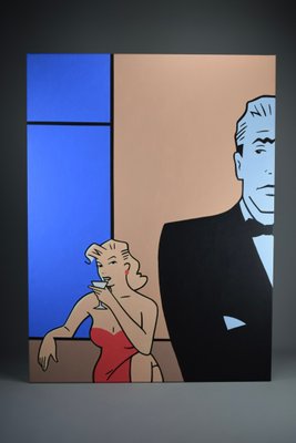 Luc Verschuuren, Cocktail, 2001, Oil on Canvas & Acrylic & Canvas-IEI-2016039